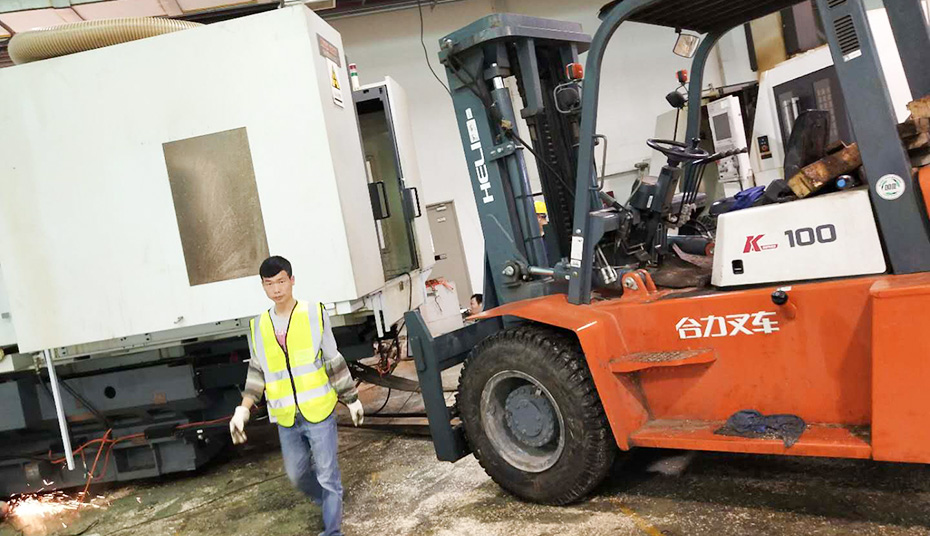 大衆汽車大型加工中心搬遷