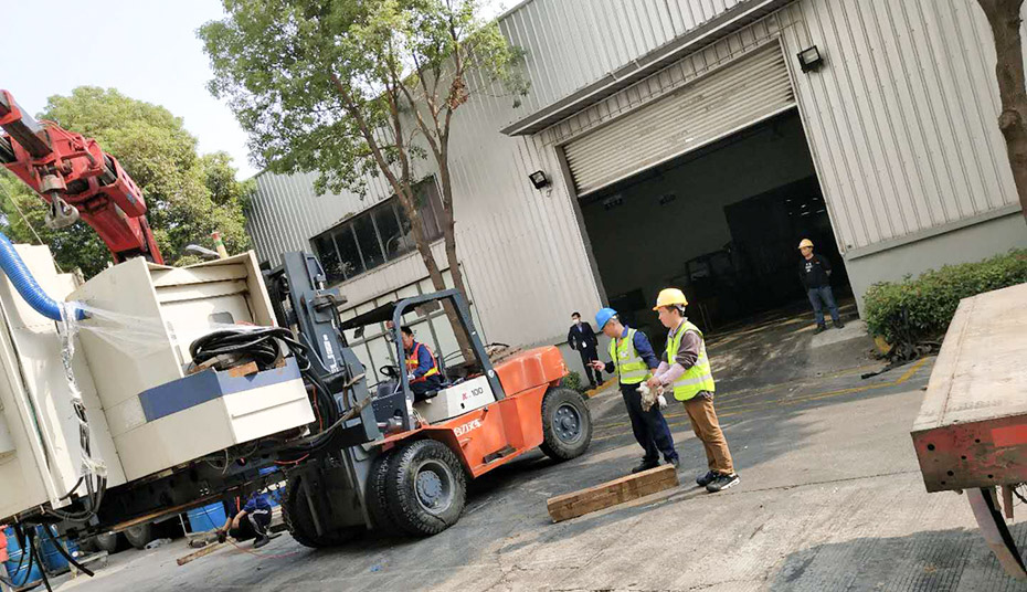 大衆汽車大型加工中心搬遷