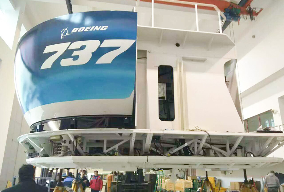 波音模拟機安裝