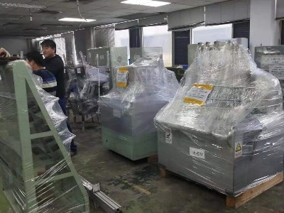 三玲制線二樓設備人工搬運裝車